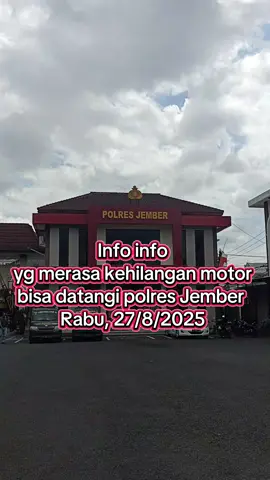 Barang Bukti Motor Hasil Curian #polresjember  #humaspolresjember  #resmob  #motorcurian  #presisi 