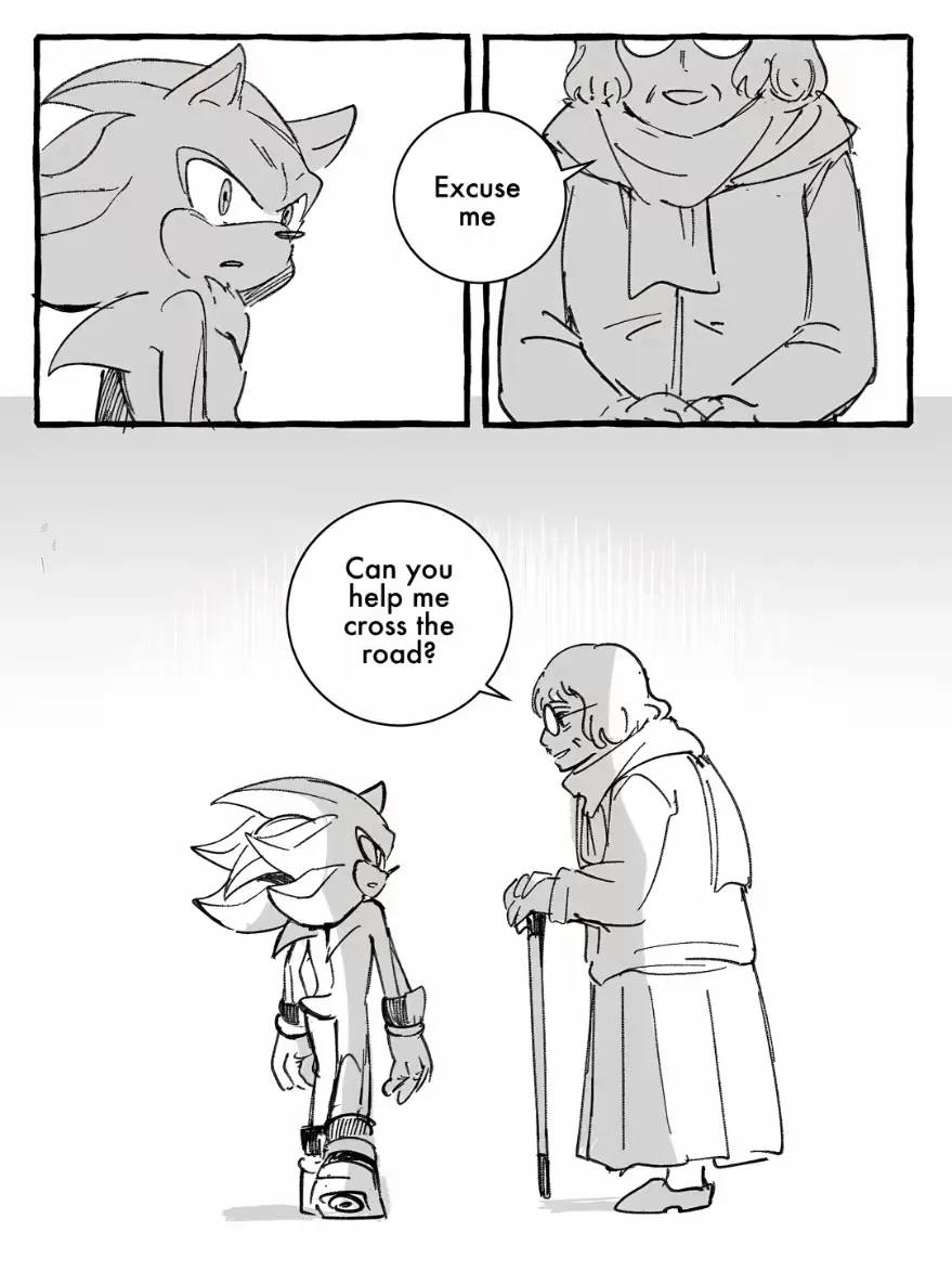 Crossroad  credit artist go to @junjousega on x ♡  #sonadow #shadow #sonic #shadowxsonic #shadowthehedgehog #sonicthehedgehog 