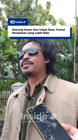 Seorang dosen, Ahmad Junaidi mengikuti aksi unjuk rasa bersama Aliansi Mahasiswa dan Masyarakat NTB, Rabu, (28/8) di Kantor DPRD NTB. Dalam keterangannya, Junaidi menginginkan agar perubahan yang massif, yang berpihak kepada masyarakat luas, bukan pada satu golongan belaka. Berikut keterangannya.