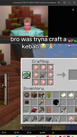 a kebab is crazy work 😭🙏 #lacy #marlon #Minecraft #trending #fyp 