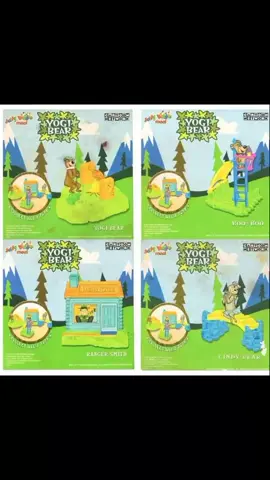 Jolly Kiddie Meal Cartoon Network's Yogi Bear Collect All 4Toys! From Jollibee Philippines 2002