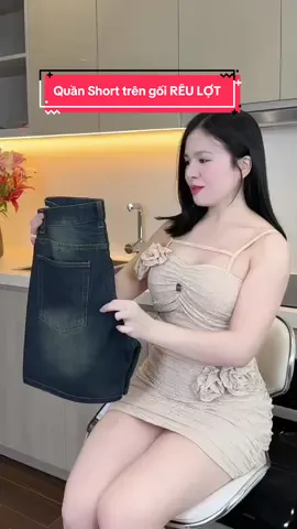 Quần Short trên gối RÊU LỢT
