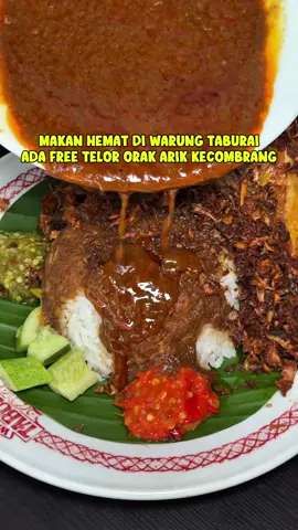 Makan Hemat di WARUNG TABURAI !! Cobain deh paket paporitnya bang Praz Teguh dan ada Free Telor orak arik kecombrangnya. Langsung deh buru cobain kesini. WARUNG TABURAI BEKASI 📍Jl. Jend. Sudirman No.68, Kranji, Kec. Bekasi Bar., Kota Bks, Jawa Barat 17135 #warungtaburai #warungtaburaibekasi #kulinerbekasi #rismafoodies #rismafoodiesbekasi 