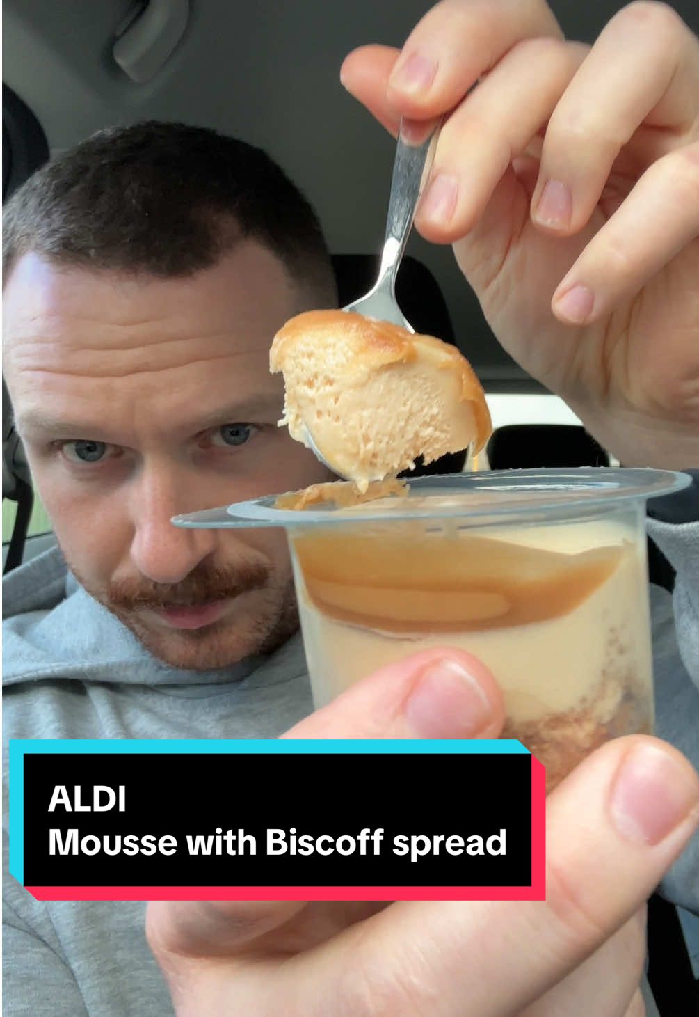 @ALDI Australia Mousse with Biscoff spread review  #fyp #aldifinds #review #food #foodtiktok 