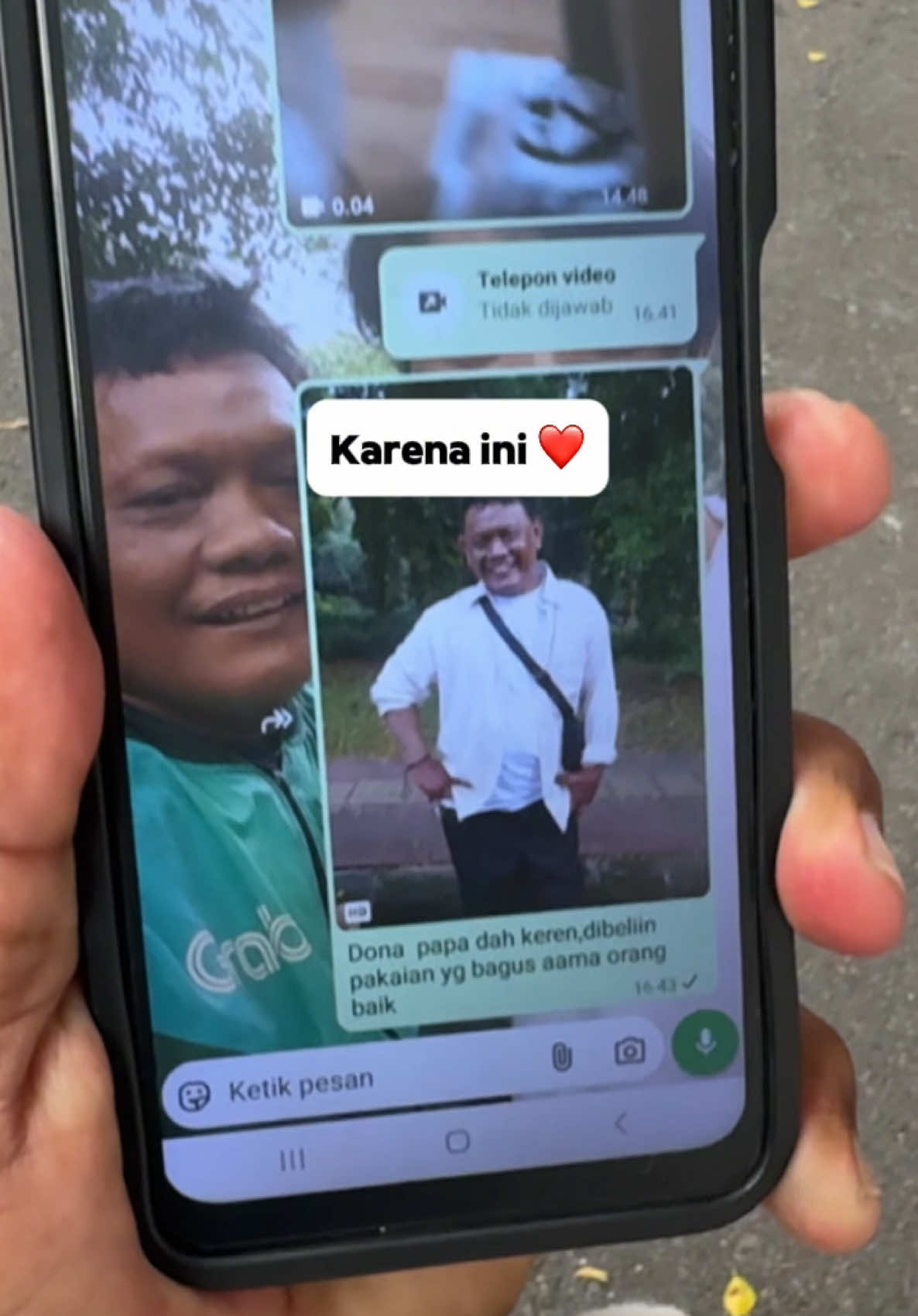 Langsung ngabarin anaknya 🥹💚