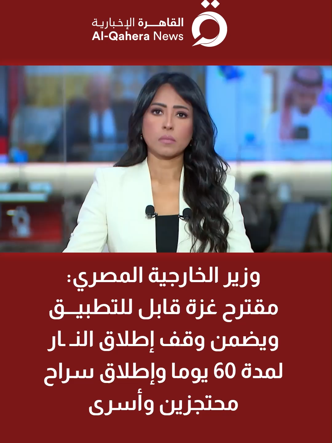 وزير الخارجية المصري: مقترح #غزة قابل للتطبيق ويضمن وقف إطلاق النار لمدة 60 يوما وإطلاق سراح محتجزين وأسرى #القاهرة_الإخبارية #فلسطين