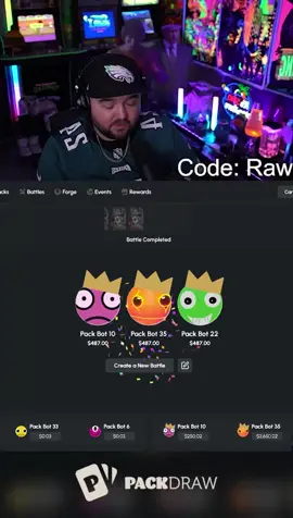 Still W 🤯 Can’t believe the luck tonight! 😭 Follow 4️⃣🦚