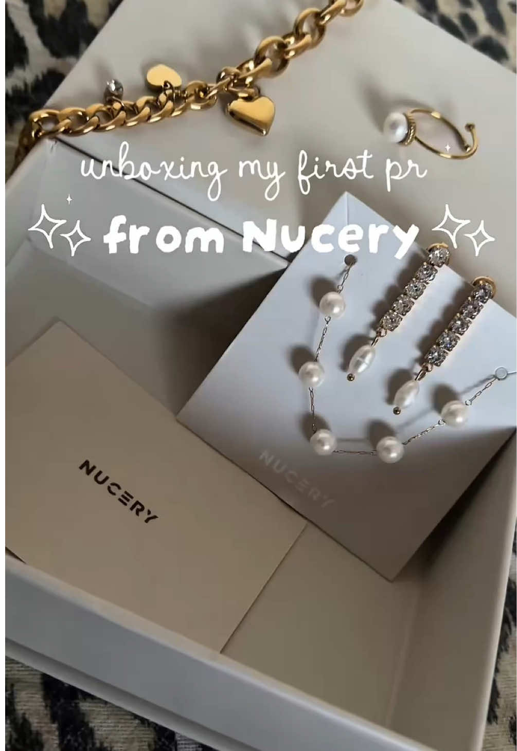 Unboxing my first PR package. 💌Thx so much @ncyofficial ₊˚⊹ love these pieces 𐔌՞. .՞𐦯 ᢉ𐭩.ᐟ ♯ My discount code: Nicole22 @bijoux_lara💍🦋 #prpackage  #smallinfluencer #unboxingvideo #unboxing #nucery #nucery_official #nuceryjewelry #jewelrybox #collab #smallcontentcreator #cuteunboxing #kawaiiaesthetic #aestheticvibes #kawaii 