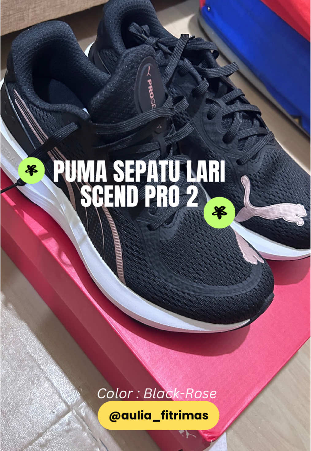 PUMA Sepatu Lari Scend Pro 2 Kalo mau cari sepatu lari yang murah dan bermanfaat coba aja samaan kayak aku,  diskon dari harga Rp 1.200.000 jadi Rp 600.000 an loh.. Brand dari @PUMA Indonesia  Samaan di toko orens juga bisa langsung officialnya yah Atau klik link bio ditiktokku ini klik nomer 23 yah !  #puma #pumaindonesia #pumascendpro2