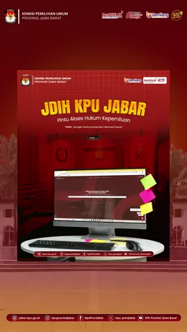#TemanPemilih, 🔍 Cari dokumen hukum pemilu? Kini nggak perlu repot! Semua peraturan, keputusan, hingga artikel hukum kepemiluan bisa kamu akses lewat 👉 jdih.kpu.go.id/jabar   📚 JDIH KPU Jawa Barat hadir dengan layanan hukum yang mudah, cepat, dan akurat.   Yuk manfaatkan transparansi informasi hukum demi demokrasi yang berkualitas! . . #KPUMelayani  #JDIHKPUJabar