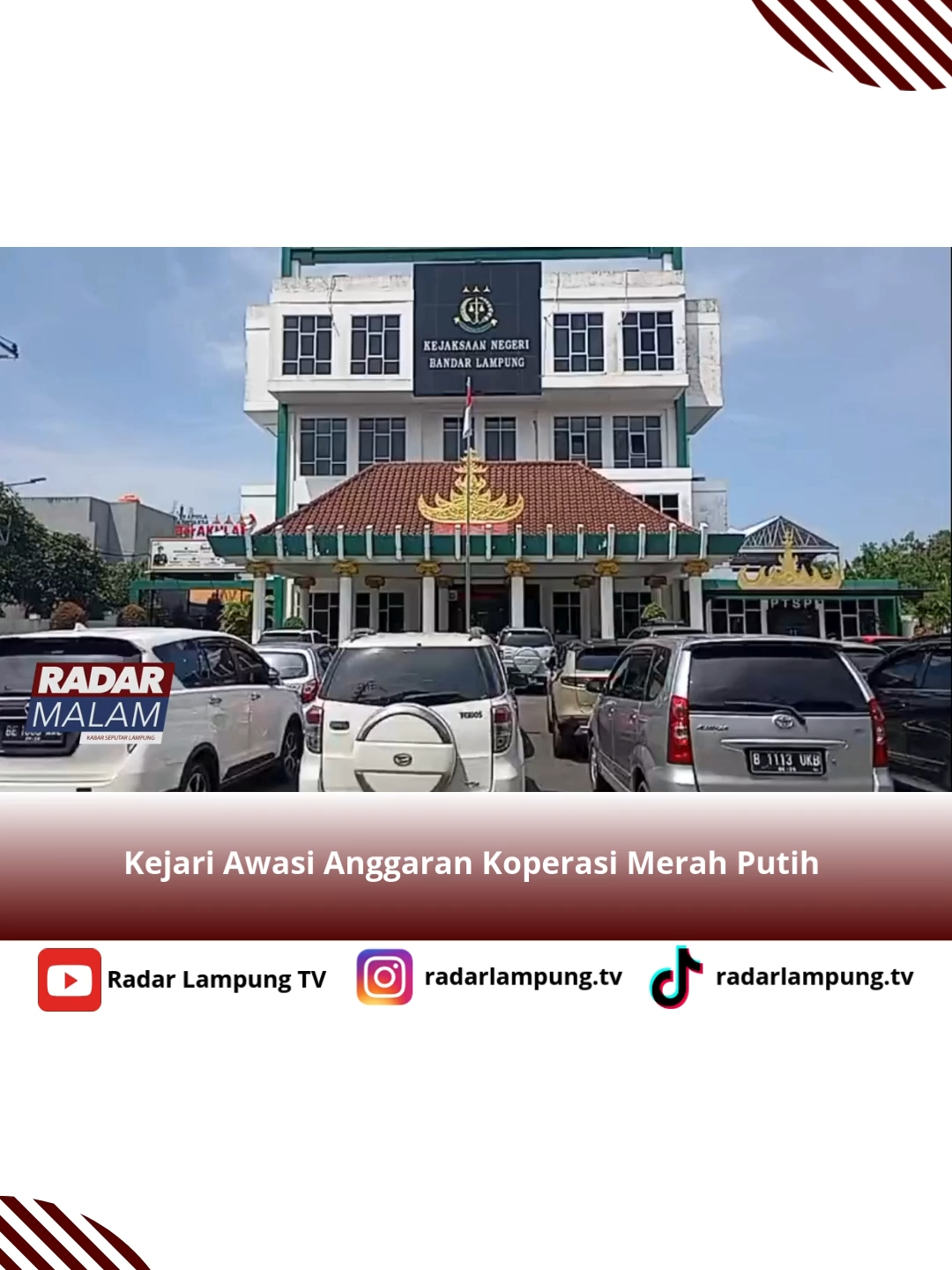 Kejari Awasi Anggaran Koperasi Merah Putih #lampung #beritaterkini #radartvlampung #fypp