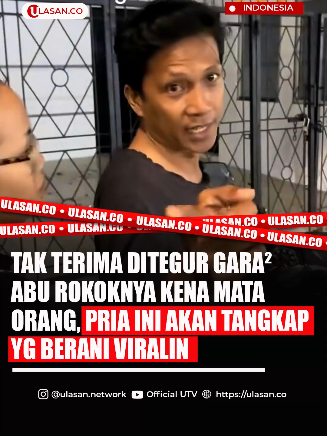 Viral di media sosial pasangan sejoli ditegur oleh pengendara motor karena merokok di jalan dan mengenai matanya. 