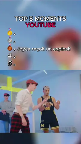 Quel moment t’as préféré ?😂 Abonne-toi ! 🙏 #top5 #youtubers #squeezie #inoxtag #joyca 