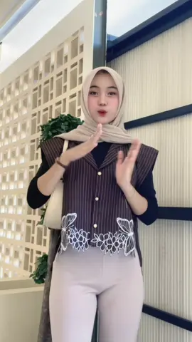 modelmys, warnanya cakep bgtt sukaak!?!!😩🛒 #vest #coffe #bordir #motif #murahbanget 