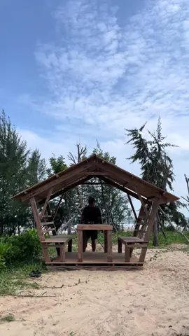 Lắp đặt nhà mát 8 chổ ngồi tại Kê gà - Phan thiết . 