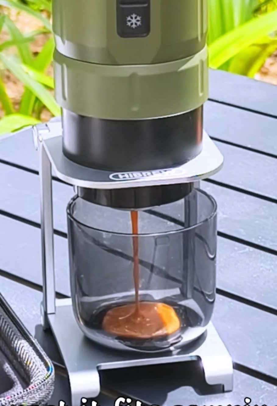 Have you ever seen a portable coffee maker with adjustable temperature settings ranging from 185 to 203°F? It’s on par with professional-grade coffee machines—now you can enjoy café-quality coffee even when camping.#hibrew #hibrewh4c #hibrewh4cportablecoffeemachine #hibrewcoffeemaker #hibrewportablecoffeemachine #☕️ #coffeelover #coffeeathome #coffeetiktok #shopping 
