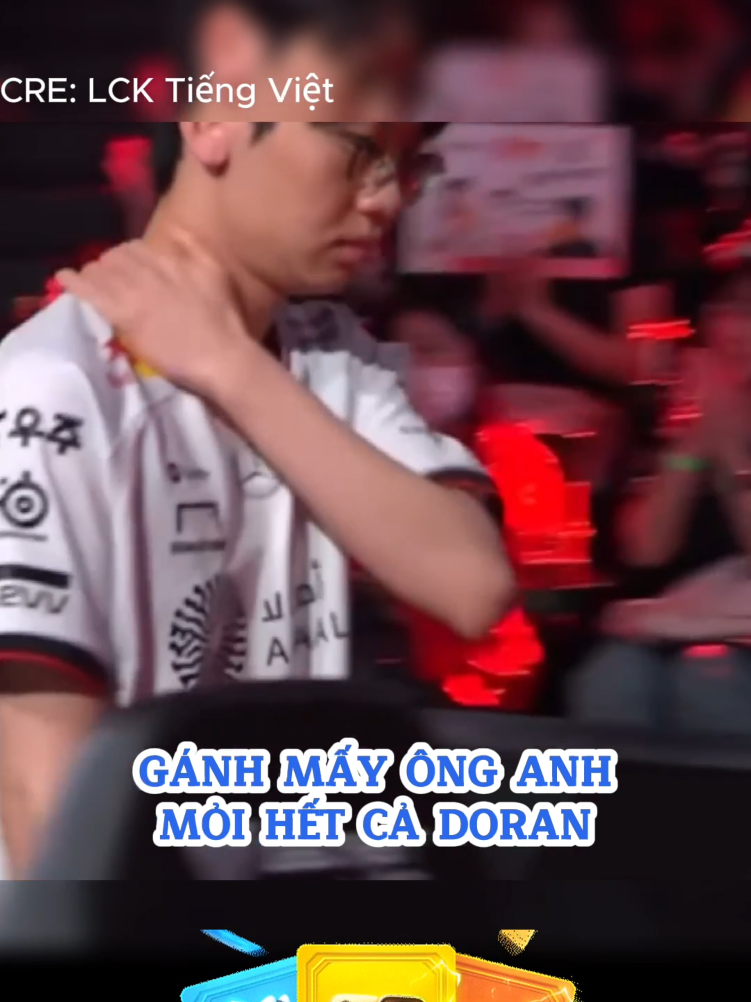 Bóp vai có xíu thôi là bị chọc rồi #t1 #doran #hle #faker #gumayusi #keria #oner #zeus #zeka #peanut #delight #viper #vsgg #leagueoflegend #xh #gameontiktok #viral #lck