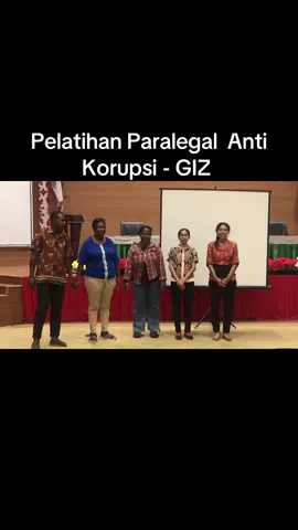 Pelatihan Paralegal Anti Korupsi - GIZ #fyppppppppppppppppppppppp #jangkauanluas #merauke_papua #valentinecafe 