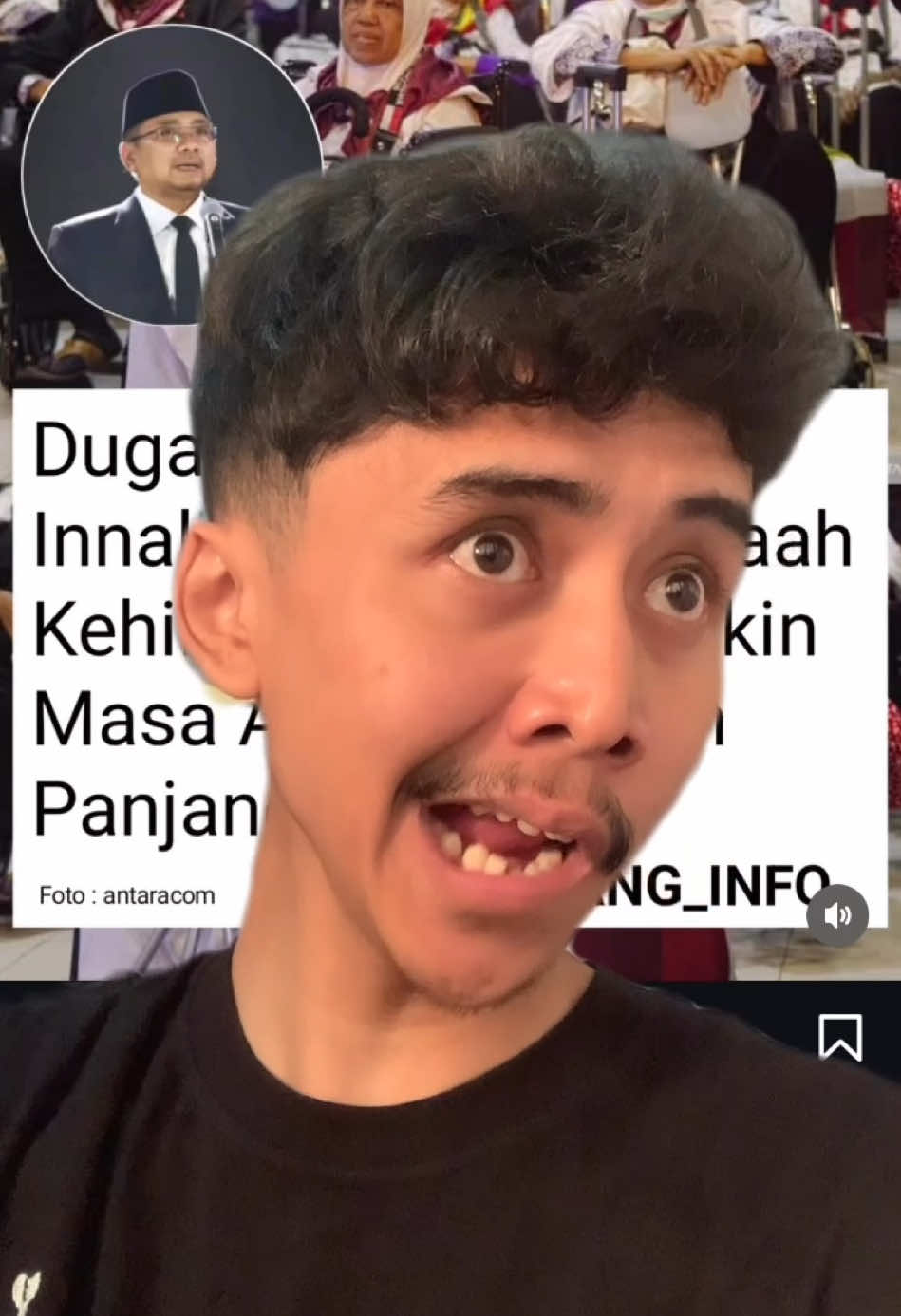 Udah ga masuk akal ahh #korupsi #koruptorharusdimiskinkan #haji 