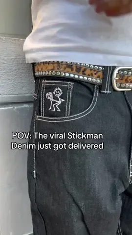 Those BSAT Stickman denims 🔥#bsat #stickman #baggy 