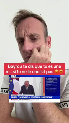 Et les Français qui se laissent insulter comme ça #bayrou #macron 