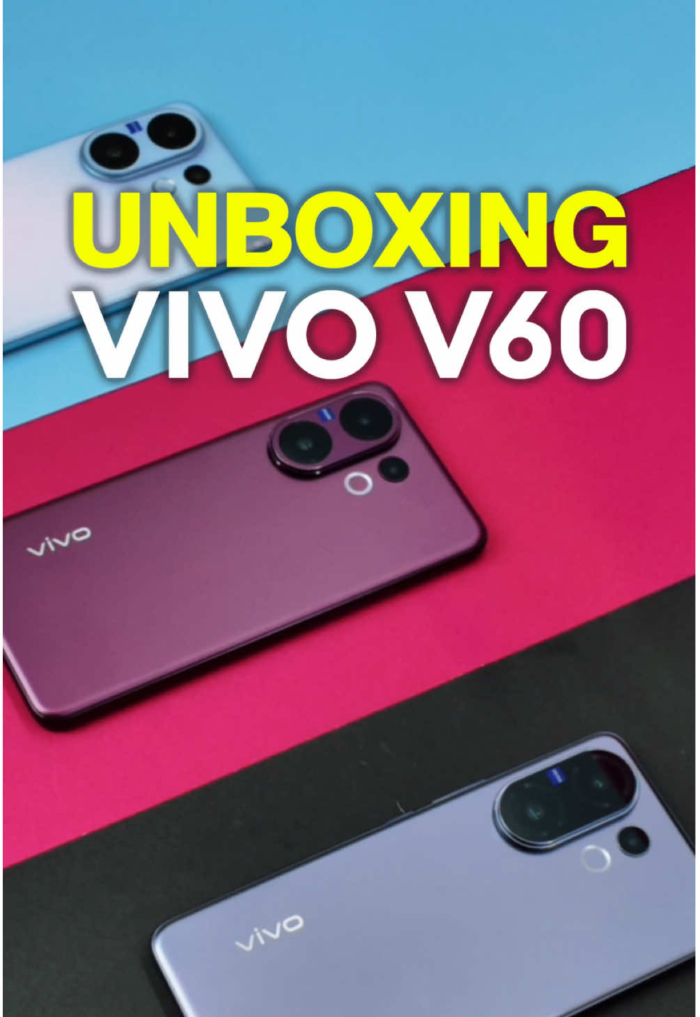 UNBOXING Vivo V60 #Namkangmobile #vivo #v60 #techtok #unboxing 
