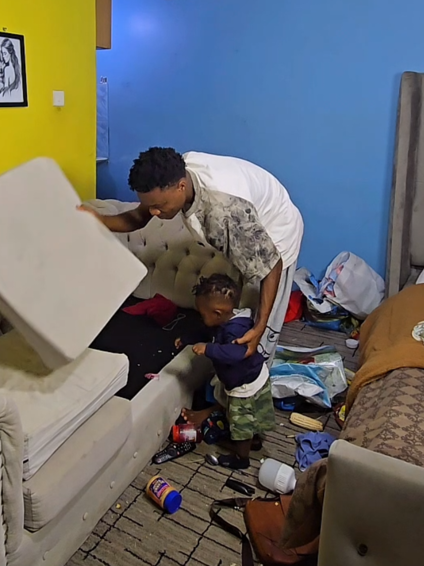 pov: Your 1-year-old son helping you with cleaning @Miss_Mariellah  #pov  #cleaning #housecleaning #fatherson #cleaningtiktok @CMG_USA_RECORDS 