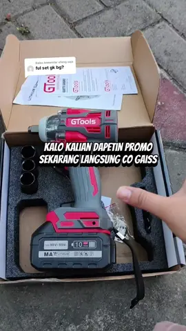 Membalas @efeng.sajaSatu set dong bosku kaya di video ya 👍 #impact #promoguncang99 #gtools #gt84 #impactwrench 