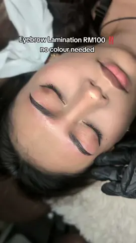 Pretty girl get their eyebrow done ! 🤍 #eyebrowlaminationpuchong #eyebrowlamination #eyebrowscuplt #eyelashpuchong 