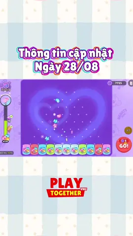 Cập nhật ngày mai setlove có mốc quà mới nha #PlayTogether #PlayTogetherVNG #PTG0825 #PTGCreator #GamingOnTikTok 