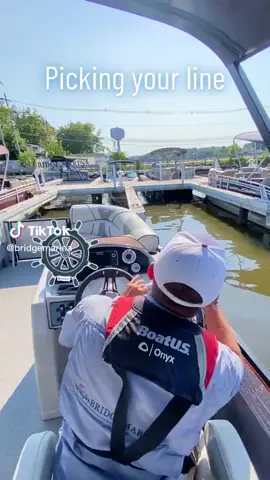 Boat Docking Tip: Picking your line #boating #viral #foryou #docking #lakehopatcong #bridgemarina