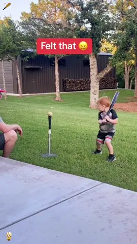 Funny kid playing baseball ⚾️🤣#funnyvideos #foryou #baby #babiesoftiktok #kidsoftiktok #baseball #usa#foryou 