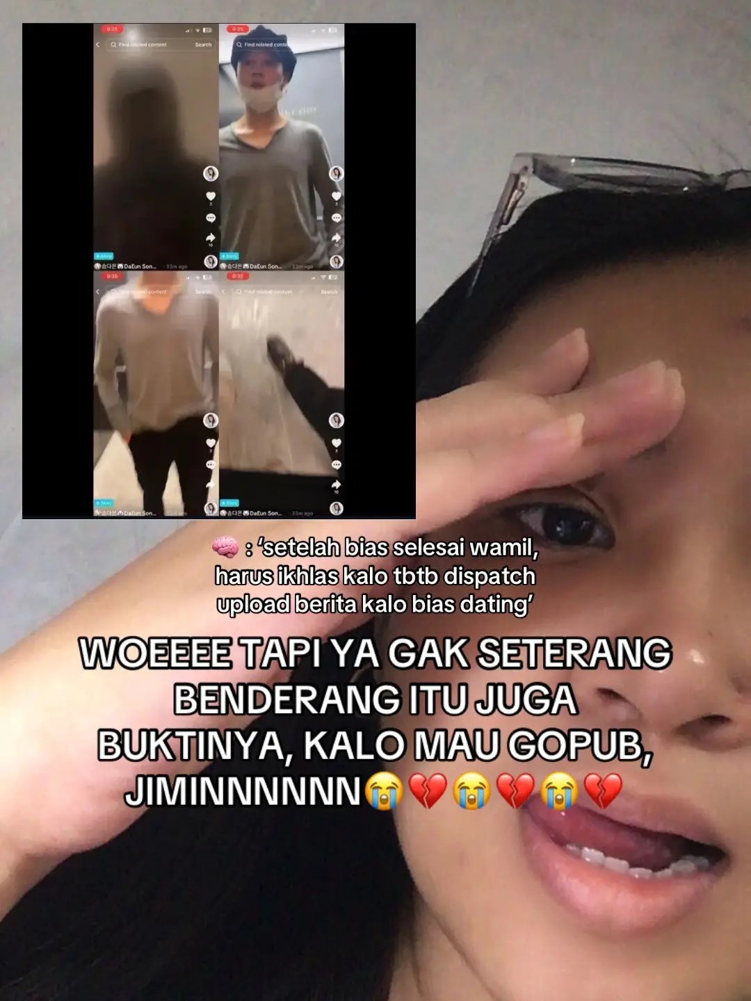 iyo iyo mbak koe pacar e Jimin BTS (haus validasi banget gue liat-liat) #fyp #allkpop #bts #btsarmy #jimin 