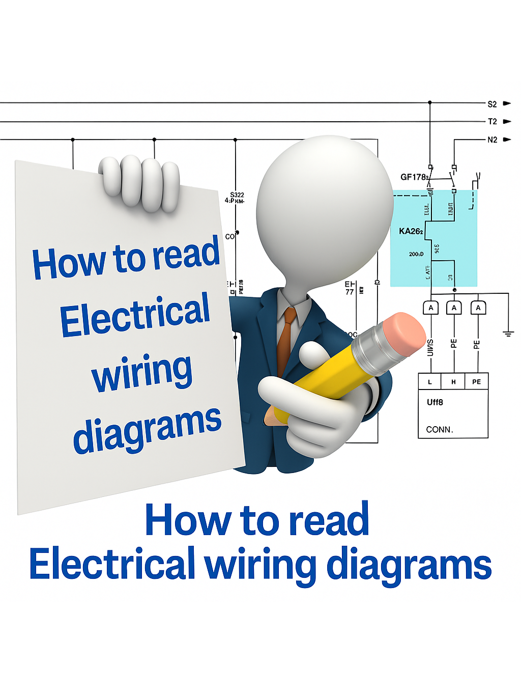 How to Read Electrical Wiring Diagram of a Control Panel ?  When you’re looking for a motor (e.g., MTR-101) inside a large electrical diagram, it can feel like searching for a needle in a haystack. But diagrams are designed with a navigation system to make it easier: ✅ 1. Use the Motor Tag Every motor has a unique ID or tag (like M1, MTR-101, or P-201). This tag will appear in the power circuit (showing the motor connection) and in the control circuit (showing how the motor is started/stopped). ✅ 2. Follow Cross-References Next to the motor symbol or its contactor coil, you’ll usually see a reference like “See Pg. 4, B5”. Pg. 4 → the page number. B5 → the location on that page (column B, row 5). This tells you exactly where to continue reading. ✅ 3. Columns & Rows on a Page Each page of a diagram is divided into a grid (like an Excel sheet): Rows → numbers (1, 2, 3, …) Columns → letters (A, B, C, …) So if a symbol says “C3”, you go to column C, row 3 of that page to find the next related symbol. ✅ 4. Example Motor M1 shown on Page 2, cell A4. Its contactor coil shown on Page 5, cell D7. The reference note on Page 2 will say → “→ Pg. 5, D7”. This way you can quickly jump across pages and follow the full motor circuit without confusion. 📌 In short: Motor tag = identity card of the motor. Cross-reference = address of where to find its other parts. Page grids = map to navigate the diagram. 🔖 Hashtags #ElectricalEngineering #MotorControl #IndustrialAutomation #ControlPanels #ElectricalDesign #EngineeringTips #PanelWiring #Troubleshooting #PLC #Maintenance