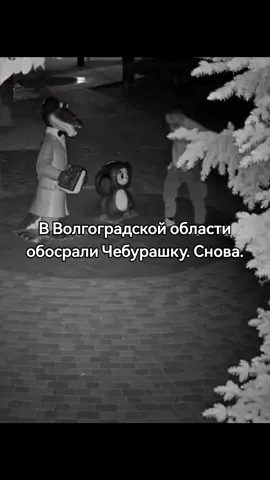 тг: по жести | В Волжском неизвестный фекальный бандит уже не первый раз гадит прямо на голову скульптуры — за последние годы это минимум третий случай. На этот раз он попал на камеру: он насрал на Чебурашку, полюбовался результатом и спокойно ушёл.