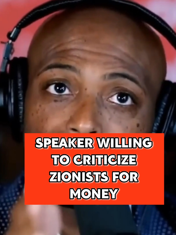 Speaker willing to criticize Zionists for money#humanity #humanrights #palistine🇵🇸♥️🇵🇸 #palistine #freedom 