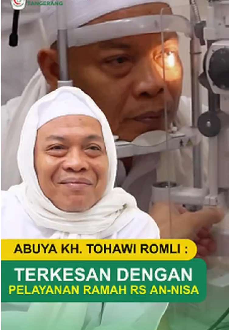 Terima kasih kepada Abuya KH. Tohawi Romli (Abah Entoh), Guru Besar Cilongok, atas kesan baik yang disampaikan. Bagi kami, keramahan bukan hanya sikap, tapi bagian dari pelayanan yang tulus. Kami percaya bahwa setiap pasien berhak merasa tenang dan nyaman, karena kesembuhan bukan hanya soal medis, tapi juga tentang hati yang dirawat dengan penuh perhatian. #rsannisa #istiqlaliyah #cilongok #infopasarkemis #syekhabdulqodirjaelani 🏥RS AN-NISA Tangerang Jl. Gatot Subroto No.96, KM. 3, RT.003/RW.001, Uwung Jaya, Kec. Cibodas, Kota Tangerang, Banten 15132