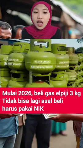 Mulai 2026, beli gas Elpiji 3 kg wajib pakai NIK. Tujuannya biar subsidi tepat sasaran. Tapi… kita semua tahu, data kependudukan di Indonesia seringkali belum beres. Kalau ada salah data, siapa yang paling dirugikan? 👉 Rakyat kecil lagi. #gaselpiji3kg #NIK #bahlillahadalia #mentriinvestasi #rakyat 