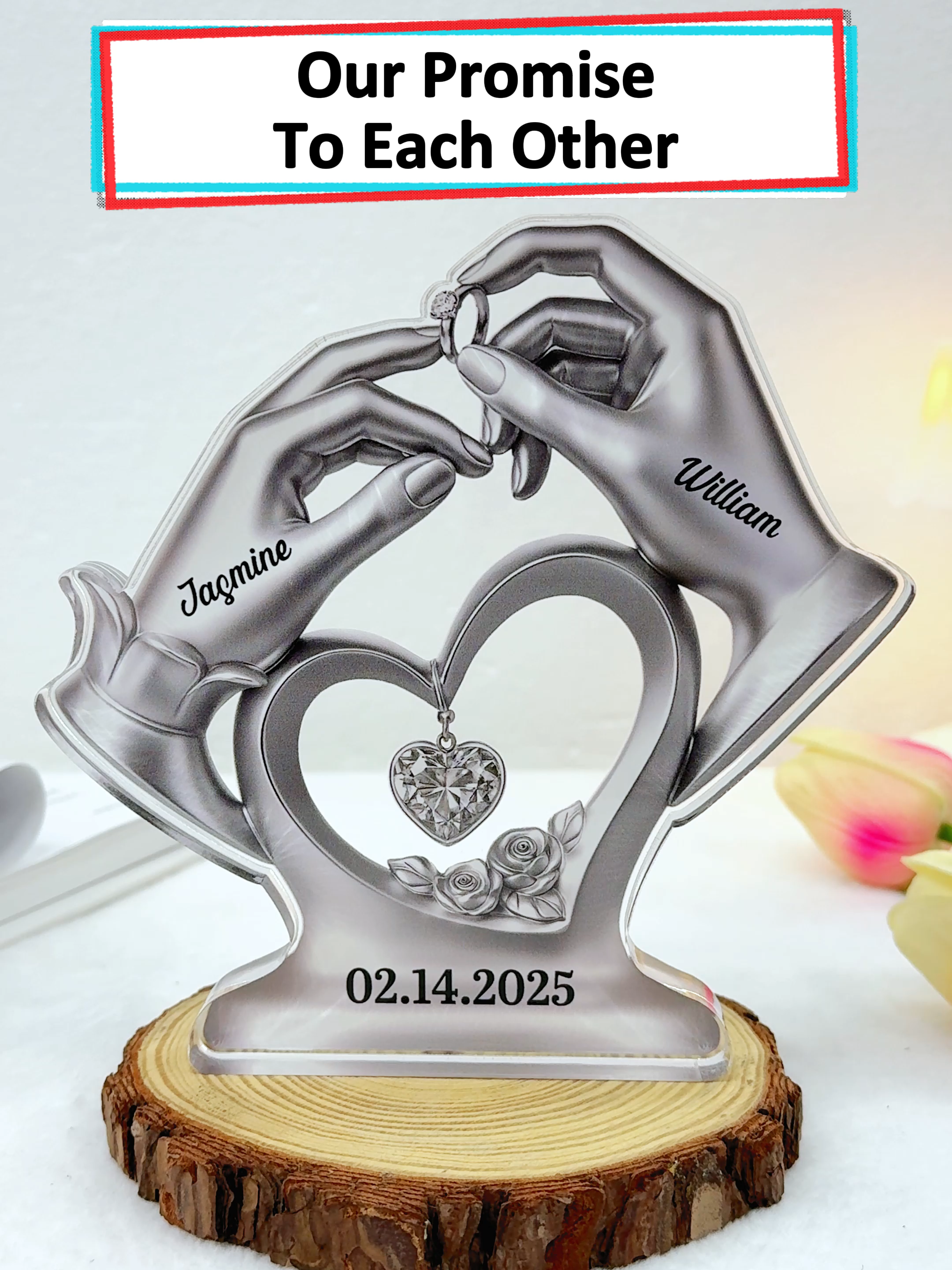 Celebrate your love story with this custom plaque. A beautiful piece of art to display in your home for years to come ❤️🏠 #wanderprints #personalized #gifts#anniversary #couples