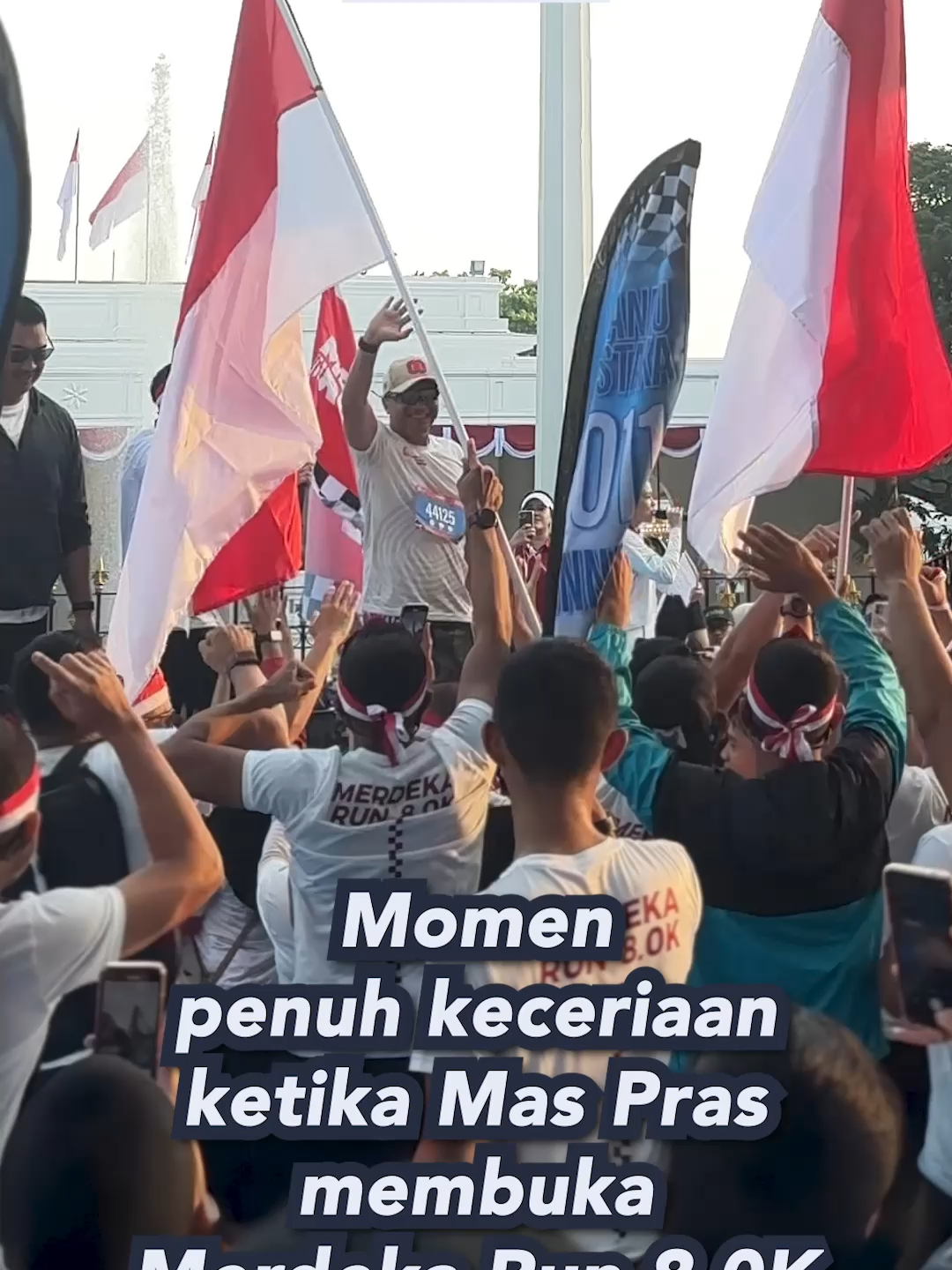 Semangat Merdeka! Mas Pras membuka Merdeka Run 8.0K dengan penuh energi dan keceriaan! #MerdekaRun #EnergiPositif #MasPras #MasSesneg #PrasetyoHadi #SahabatMasPras