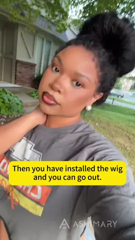 3 steps install this wig😎 The best beginner friendly 360 wig @Kambre Lewis  Hair 🔗 Ashimary Kinky straight Invisi strap 360 lace wig #ashimaryhair #ashimarywig #360lacewig #360wiginstall #gluelesswig #naturalhair #hairstyles #humanhair #silkpress #wigstylist #humanhairwigs #beauty 