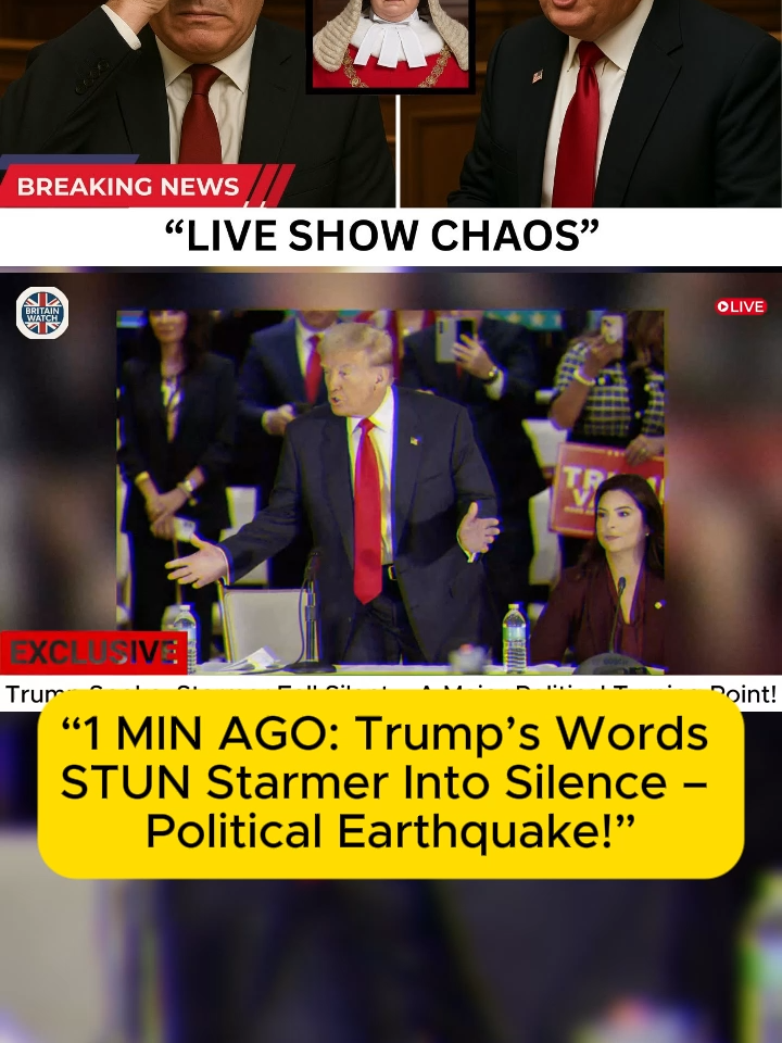 “1 MIN AGO: Trump’s Words STUN Starmer Into Silence – Political Earthquake!”
