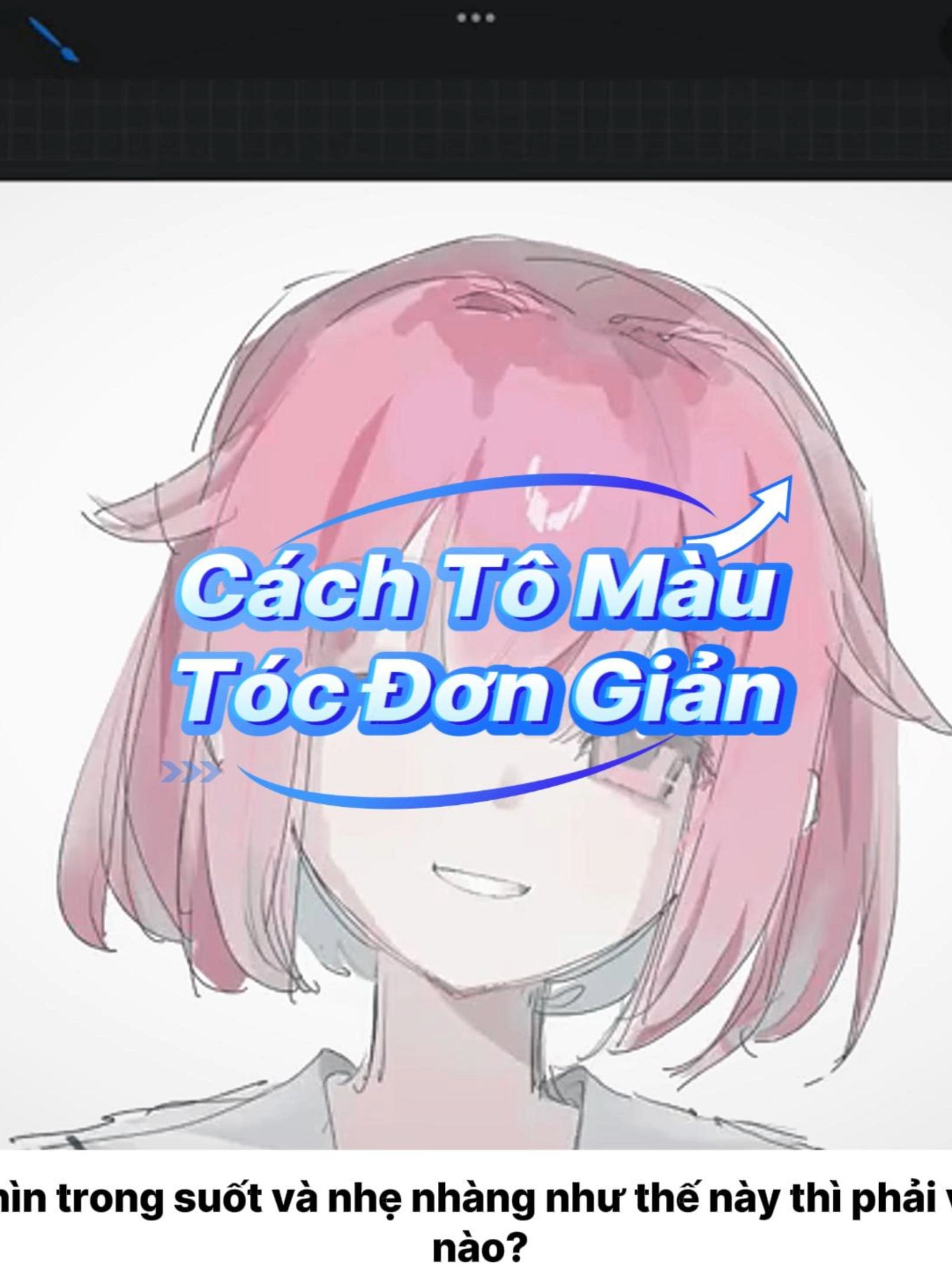 Tô Tóc Sinh Động Bằng Nhiều Lớp Màu! #genzacademy #tomau #vetranh #hocve #anime #mythuat #hoasi