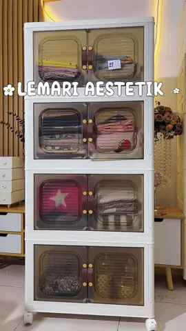 Lemari aestetik multifungsi bahan kokoh anti rayap #lemariaestetik#lemariplastik#lemariserbaguna# 