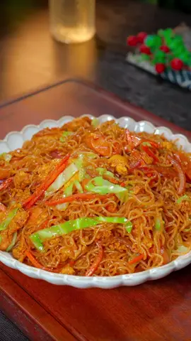 夏日小吃摊，炒粉丝 #Delicious food    #Chinese food   #Food tutorial #cooking #yummy   