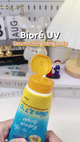 Bioré UV Serum chống nắng dưỡng sáng mịn da chống bụi #serumchongnang #kcn #chongnangbiore #biore #bioreuv 