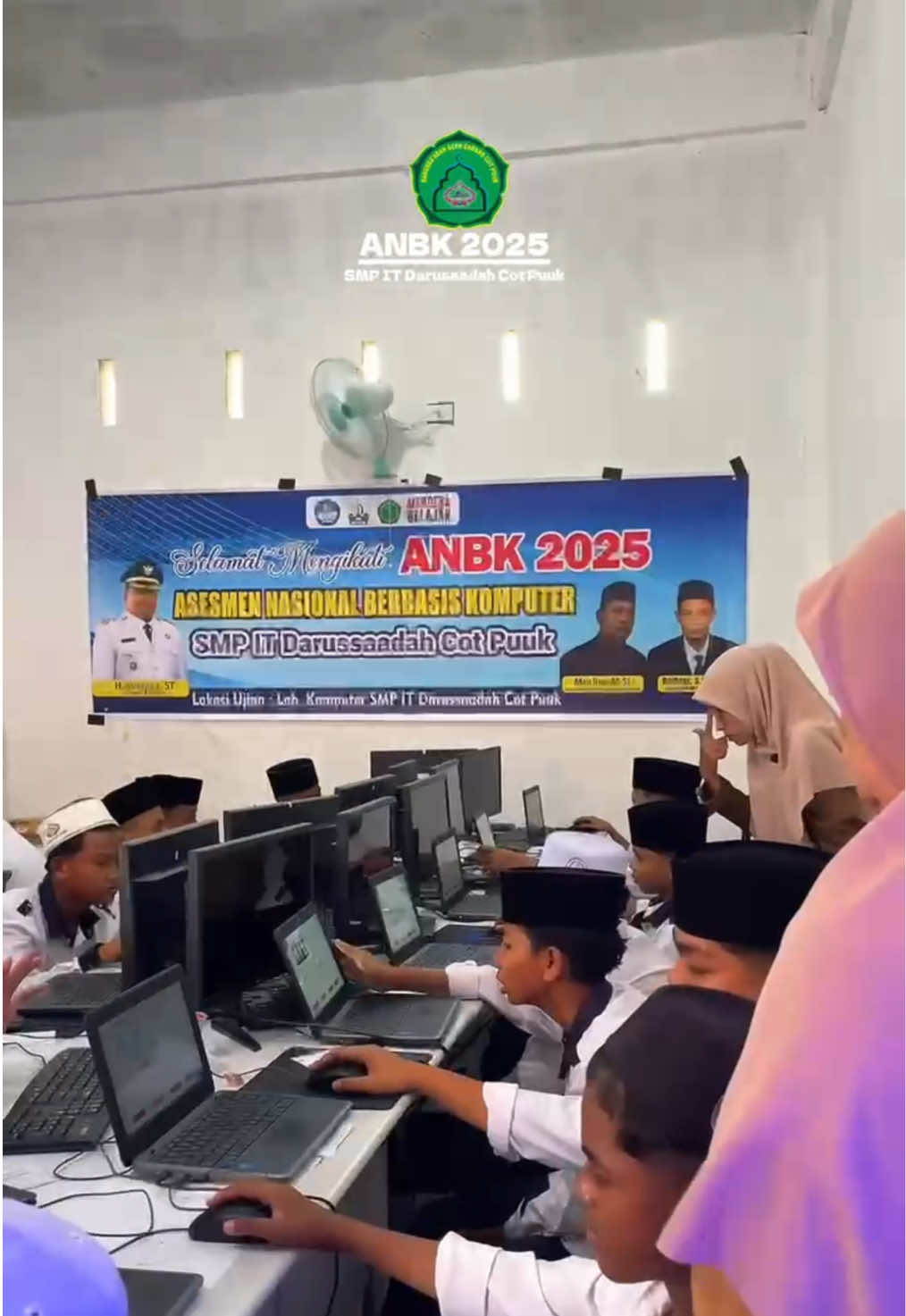 ujian ANBK 2025 #darussaadahcotpuuk #smpit #bireuen #santri #aceh 