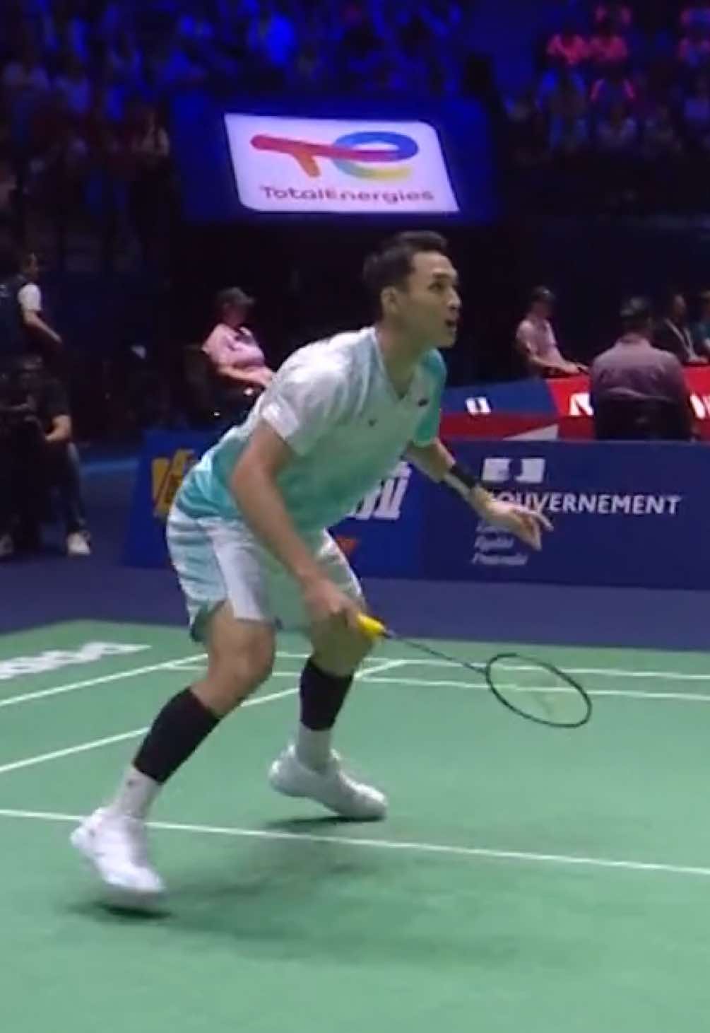 Net perfection! 💪 #TotalEnergiesBadminton #BWFWorldChampionships