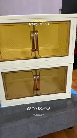 ang dali lang din pala i-assemble ‘tong foldable cabinet na’to?!!💯 #mrnfindsss #foldablecabinet #storagecabinet #storagebox #aestheticcabinet 