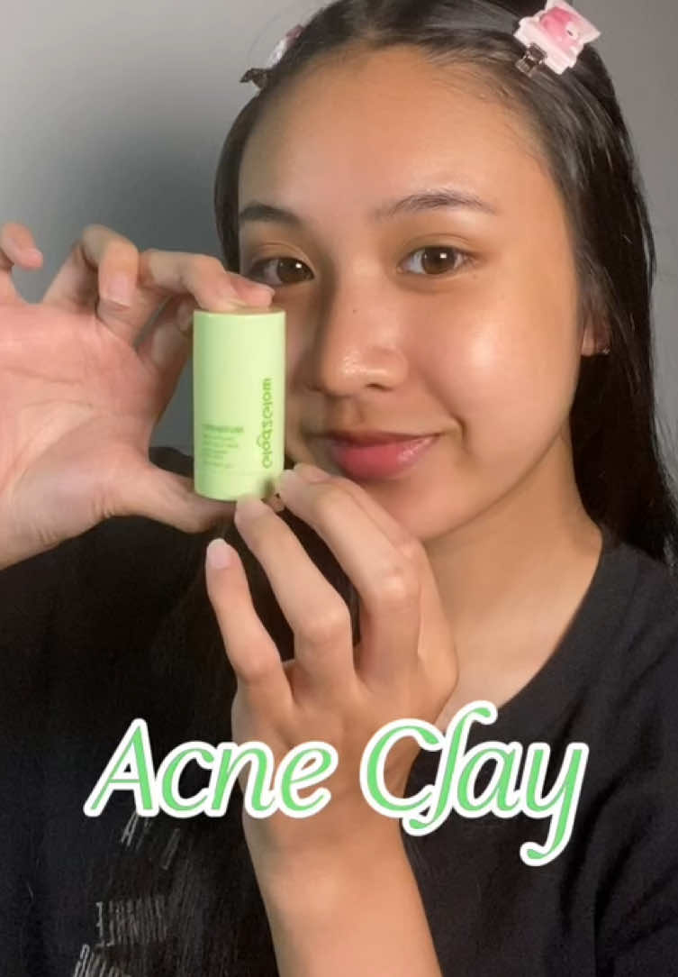 วันมาส์กหน้าใช้#glad2glow #glad2glowth #acneclaymask #มาส์กโคลนเขียว 